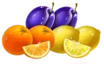 Mixed oranges and lemons symbol combination